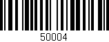 Código de barras (EAN, GTIN, SKU, ISBN): '50004'