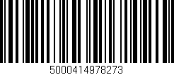 Código de barras (EAN, GTIN, SKU, ISBN): '5000414978273'