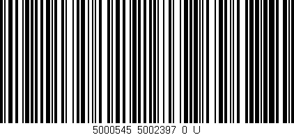 Código de barras (EAN, GTIN, SKU, ISBN): '5000545_5002397_0_U'