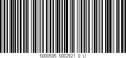 Código de barras (EAN, GTIN, SKU, ISBN): '5000595_5002621_0_U'