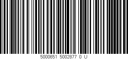 Código de barras (EAN, GTIN, SKU, ISBN): '5000651_5002877_0_U'