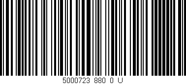 Código de barras (EAN, GTIN, SKU, ISBN): '5000723_880_0_U'