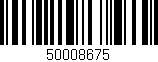 Código de barras (EAN, GTIN, SKU, ISBN): '50008675'