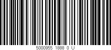 Código de barras (EAN, GTIN, SKU, ISBN): '5000955_1888_0_U'