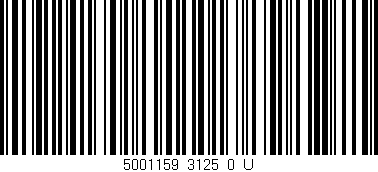 Código de barras (EAN, GTIN, SKU, ISBN): '5001159_3125_0_U'
