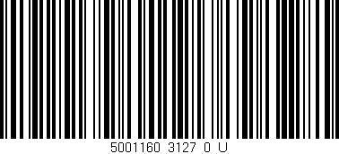 Código de barras (EAN, GTIN, SKU, ISBN): '5001160_3127_0_U'