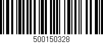 Código de barras (EAN, GTIN, SKU, ISBN): '500150328'