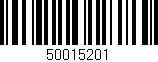 Código de barras (EAN, GTIN, SKU, ISBN): '50015201'