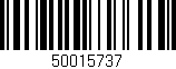 Código de barras (EAN, GTIN, SKU, ISBN): '50015737'