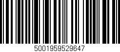 Código de barras (EAN, GTIN, SKU, ISBN): '5001959529647'
