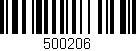 Código de barras (EAN, GTIN, SKU, ISBN): '500206'