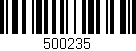 Código de barras (EAN, GTIN, SKU, ISBN): '500235'