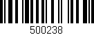 Código de barras (EAN, GTIN, SKU, ISBN): '500238'