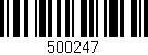 Código de barras (EAN, GTIN, SKU, ISBN): '500247'