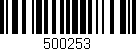 Código de barras (EAN, GTIN, SKU, ISBN): '500253'