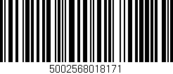 Código de barras (EAN, GTIN, SKU, ISBN): '5002568018171'