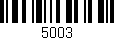Código de barras (EAN, GTIN, SKU, ISBN): '5003'