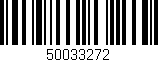 Código de barras (EAN, GTIN, SKU, ISBN): '50033272'