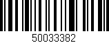 Código de barras (EAN, GTIN, SKU, ISBN): '50033382'