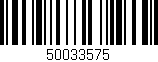 Código de barras (EAN, GTIN, SKU, ISBN): '50033575'