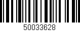 Código de barras (EAN, GTIN, SKU, ISBN): '50033628'