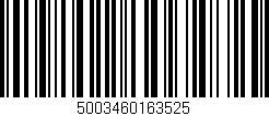 Código de barras (EAN, GTIN, SKU, ISBN): '5003460163525'