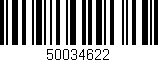 Código de barras (EAN, GTIN, SKU, ISBN): '50034622'