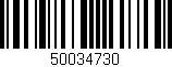 Código de barras (EAN, GTIN, SKU, ISBN): '50034730'