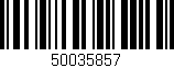 Código de barras (EAN, GTIN, SKU, ISBN): '50035857'