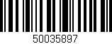 Código de barras (EAN, GTIN, SKU, ISBN): '50035897'