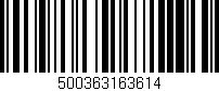 Código de barras (EAN, GTIN, SKU, ISBN): '500363163614'