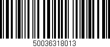 Código de barras (EAN, GTIN, SKU, ISBN): '50036318013'