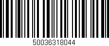 Código de barras (EAN, GTIN, SKU, ISBN): '50036318044'