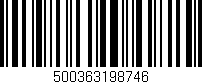 Código de barras (EAN, GTIN, SKU, ISBN): '500363198746'