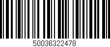 Código de barras (EAN, GTIN, SKU, ISBN): '50036322478'