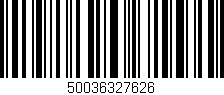 Código de barras (EAN, GTIN, SKU, ISBN): '50036327626'