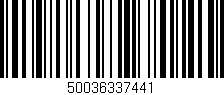 Código de barras (EAN, GTIN, SKU, ISBN): '50036337441'