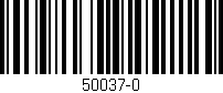 Código de barras (EAN, GTIN, SKU, ISBN): '50037-0'
