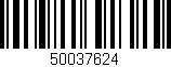 Código de barras (EAN, GTIN, SKU, ISBN): '50037624'