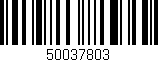 Código de barras (EAN, GTIN, SKU, ISBN): '50037803'