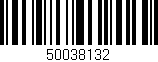 Código de barras (EAN, GTIN, SKU, ISBN): '50038132'