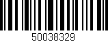 Código de barras (EAN, GTIN, SKU, ISBN): '50038329'