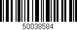 Código de barras (EAN, GTIN, SKU, ISBN): '50038584'