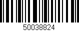 Código de barras (EAN, GTIN, SKU, ISBN): '50038824'