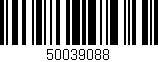 Código de barras (EAN, GTIN, SKU, ISBN): '50039088'