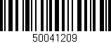 Código de barras (EAN, GTIN, SKU, ISBN): '50041209'