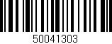 Código de barras (EAN, GTIN, SKU, ISBN): '50041303'