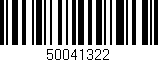 Código de barras (EAN, GTIN, SKU, ISBN): '50041322'