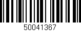 Código de barras (EAN, GTIN, SKU, ISBN): '50041367'