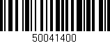 Código de barras (EAN, GTIN, SKU, ISBN): '50041400'